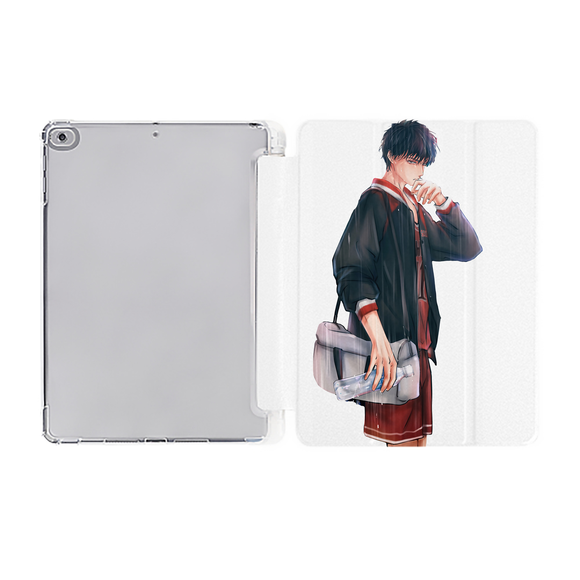 （画像用） SLAM DUNK／スラムダンク IPad ケース ペン収納付き 三つ折りスタンド PUレザー×シリコン 対応機種9.5/10.5/10.9インチ